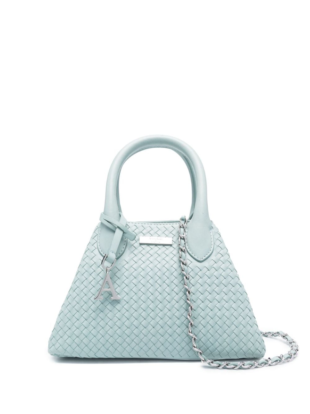 Aspinal Of London mini Paris leather tote bag - Blue von Aspinal Of London