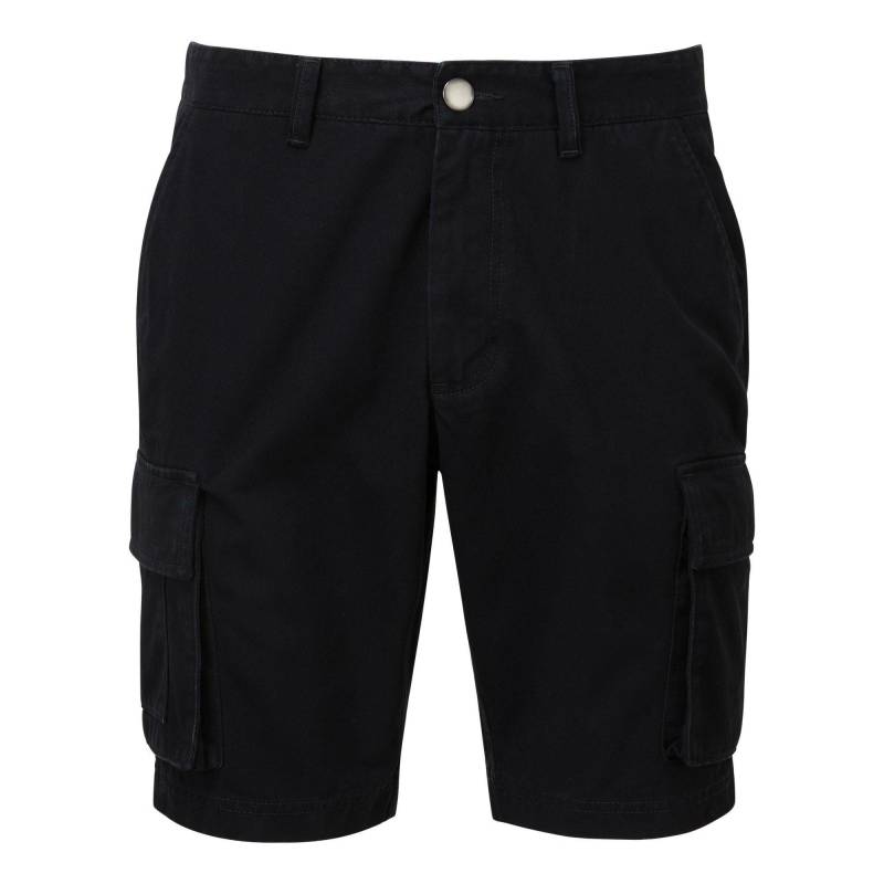 Cargoshorts Herren Schwarz XL von Asquith & Fox