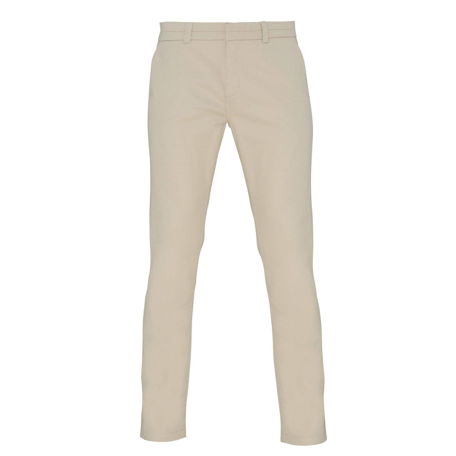 Chinohose Damen Beige L von Asquith & Fox