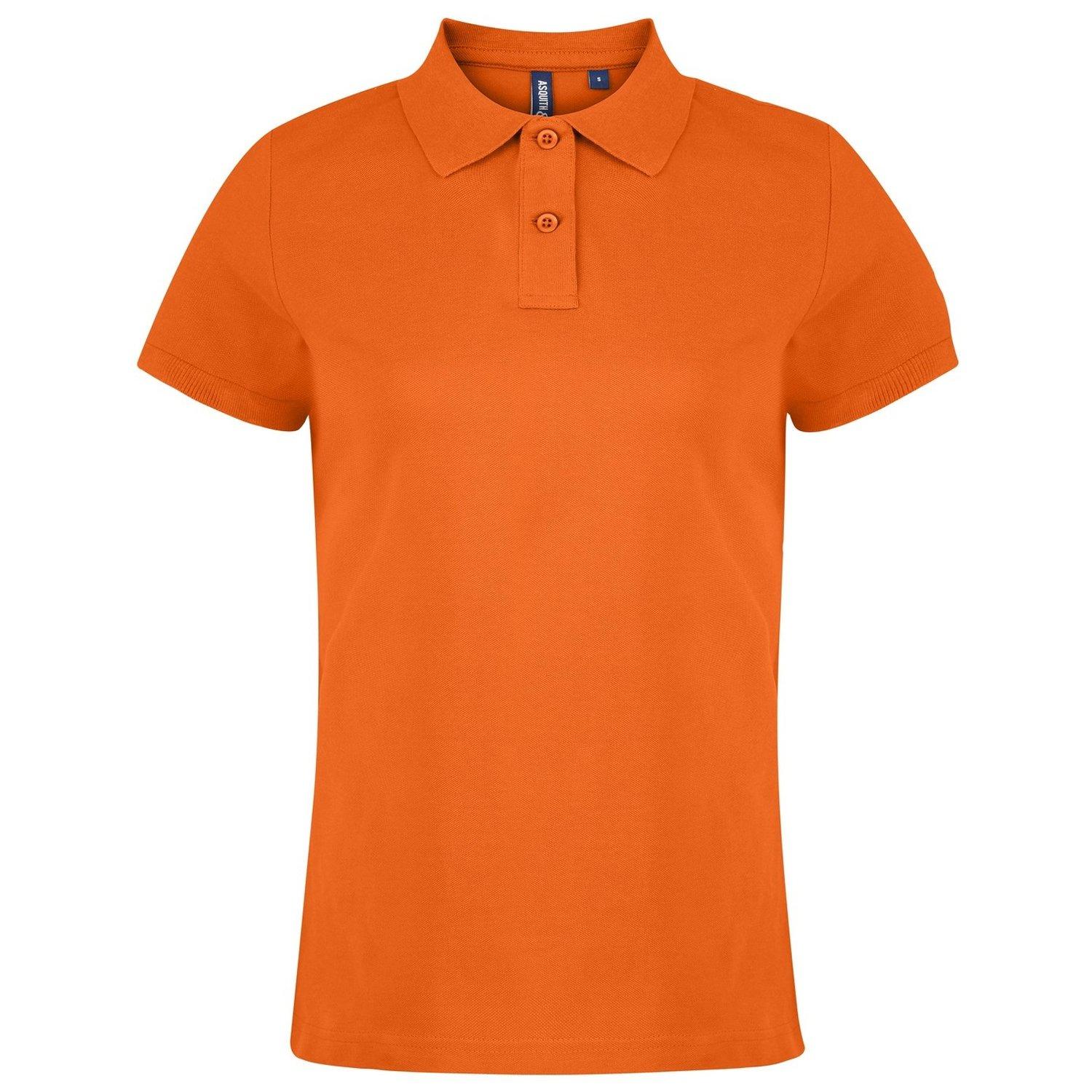 Polo Shirt Damen Orange XXL von Asquith & Fox