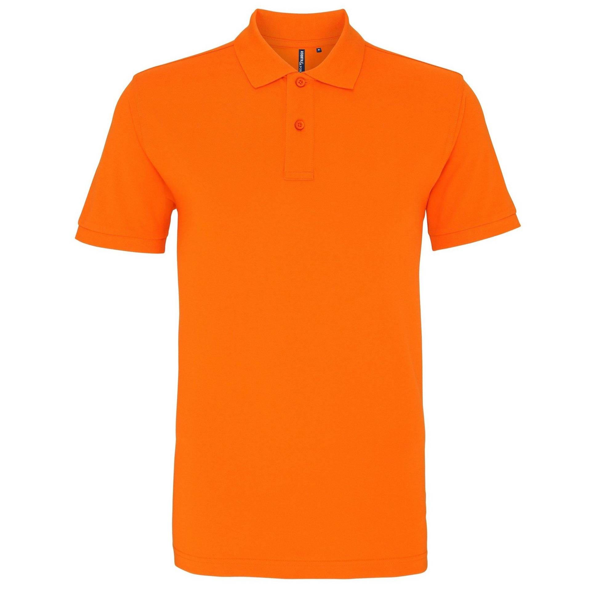 Poloshirt, Kurzarm Herren Orange 3XL von Asquith & Fox