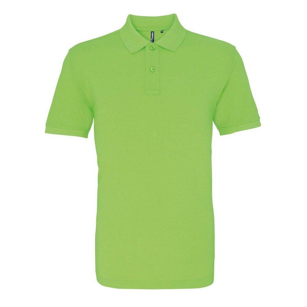 Poloshirt, Kurzarm Herren Grün 3XL von Asquith & Fox