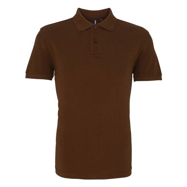 Poloshirt, Kurzarm Herren Weinrot M von Asquith & Fox