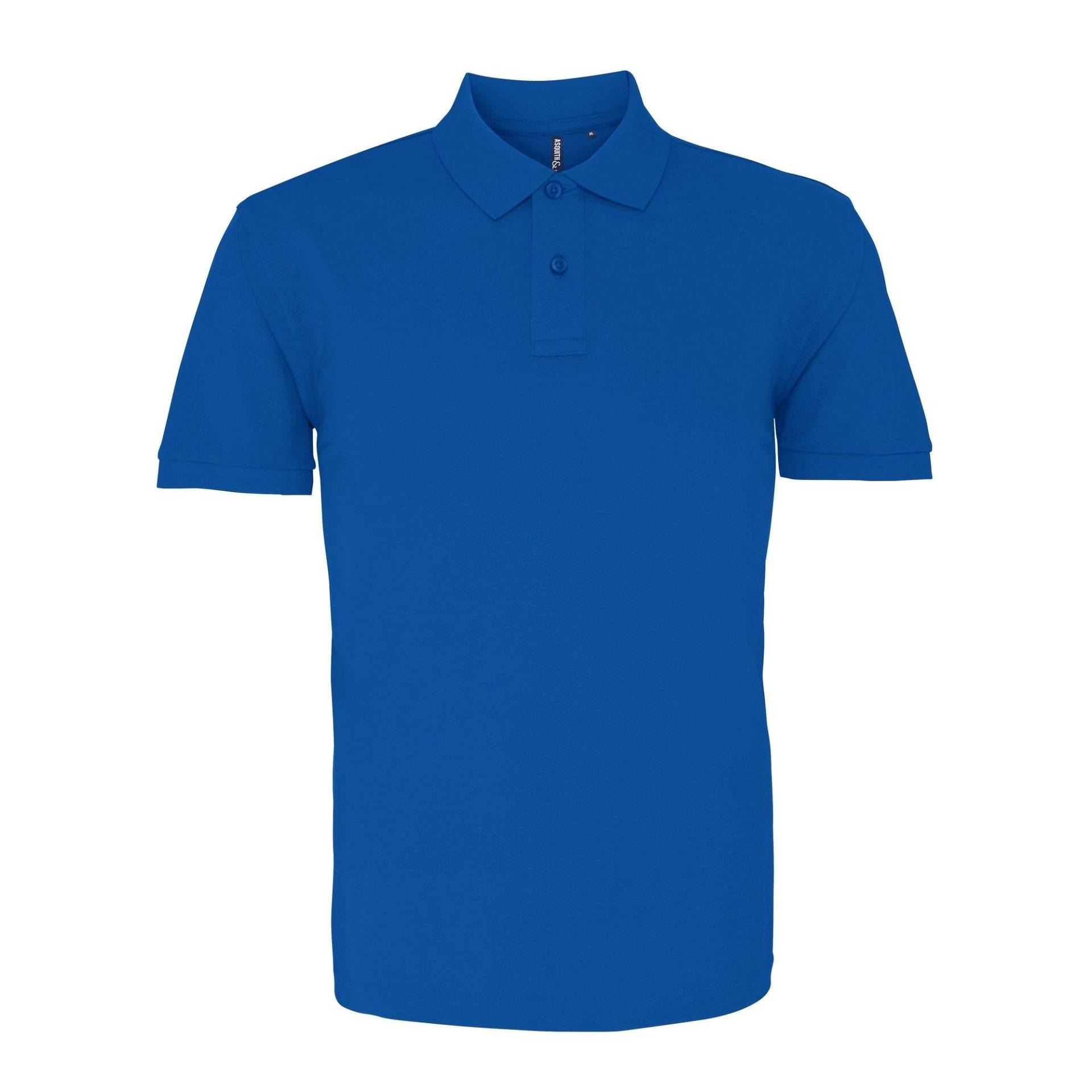 Poloshirt, Kurzarm Herren Königsblau XL von Asquith & Fox