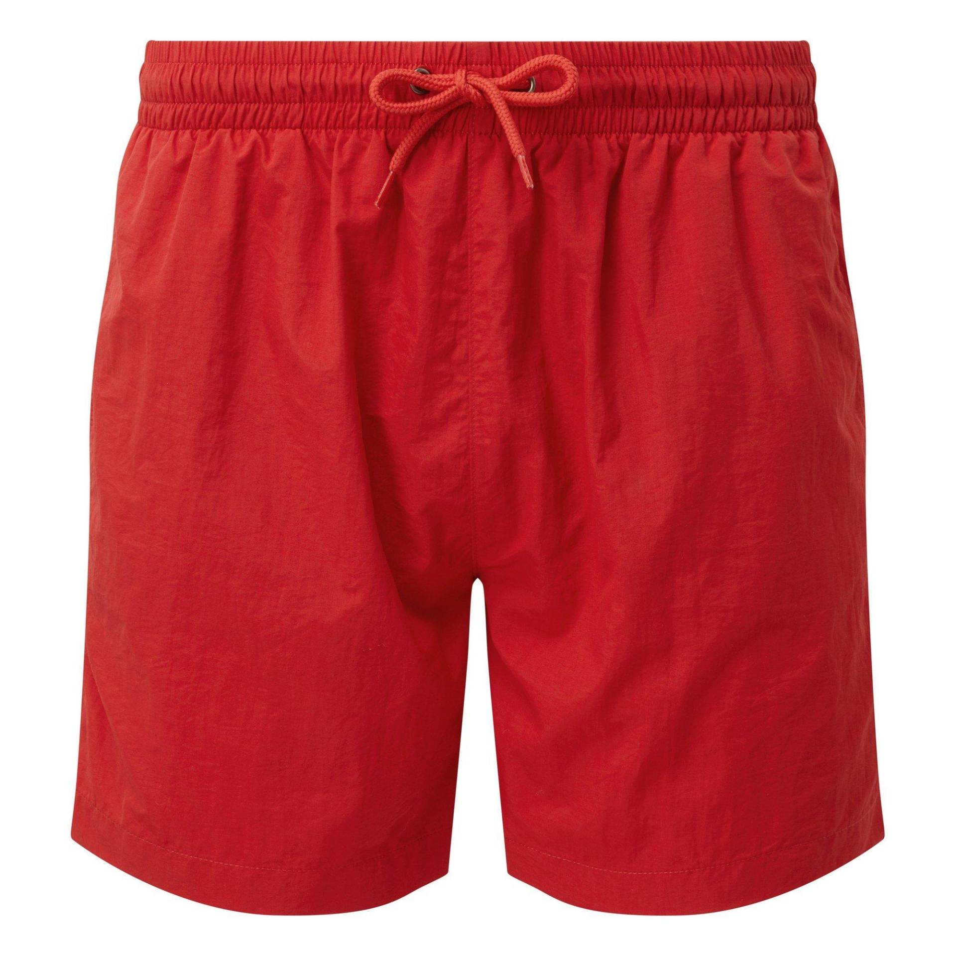 Badeshorts Herren Rot Bunt S von Asquith & Fox