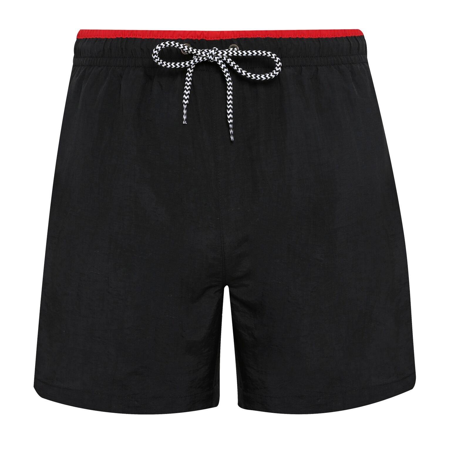 Badeshorts Herren Schwarz 3XL von Asquith & Fox