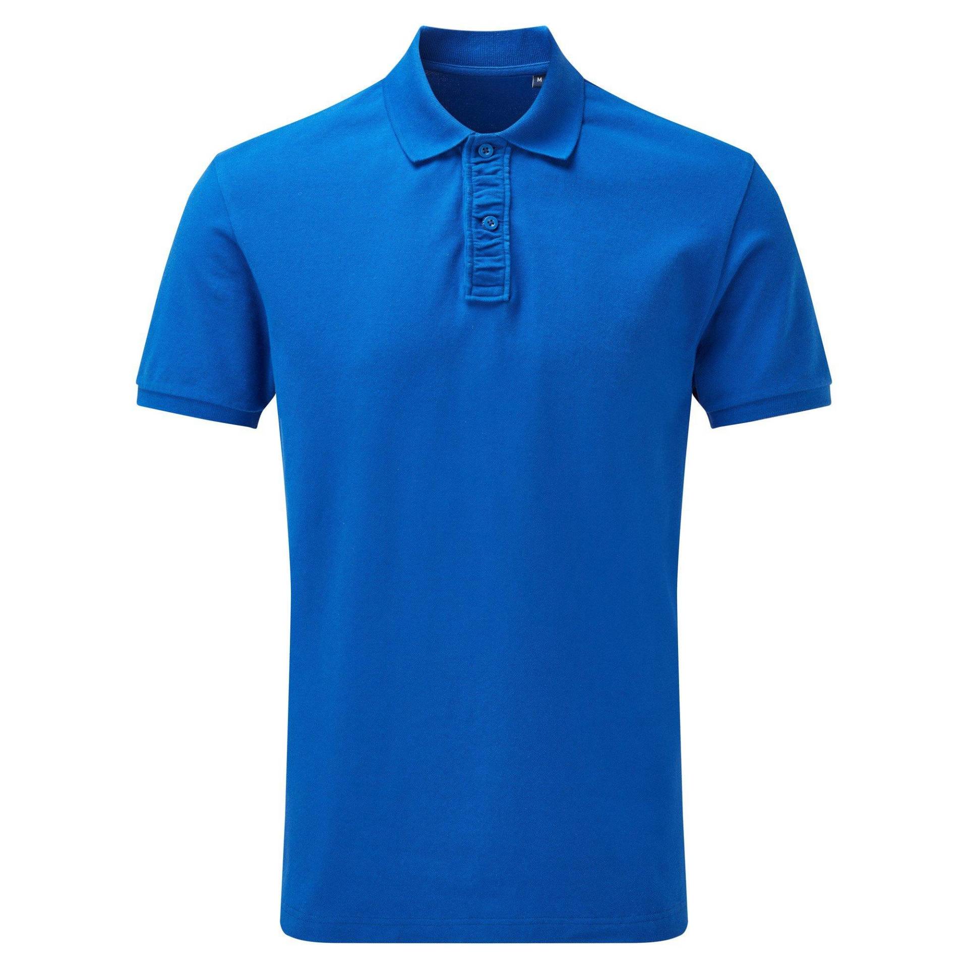 Infinity Poloshirt Herren Blau XL von Asquith & Fox