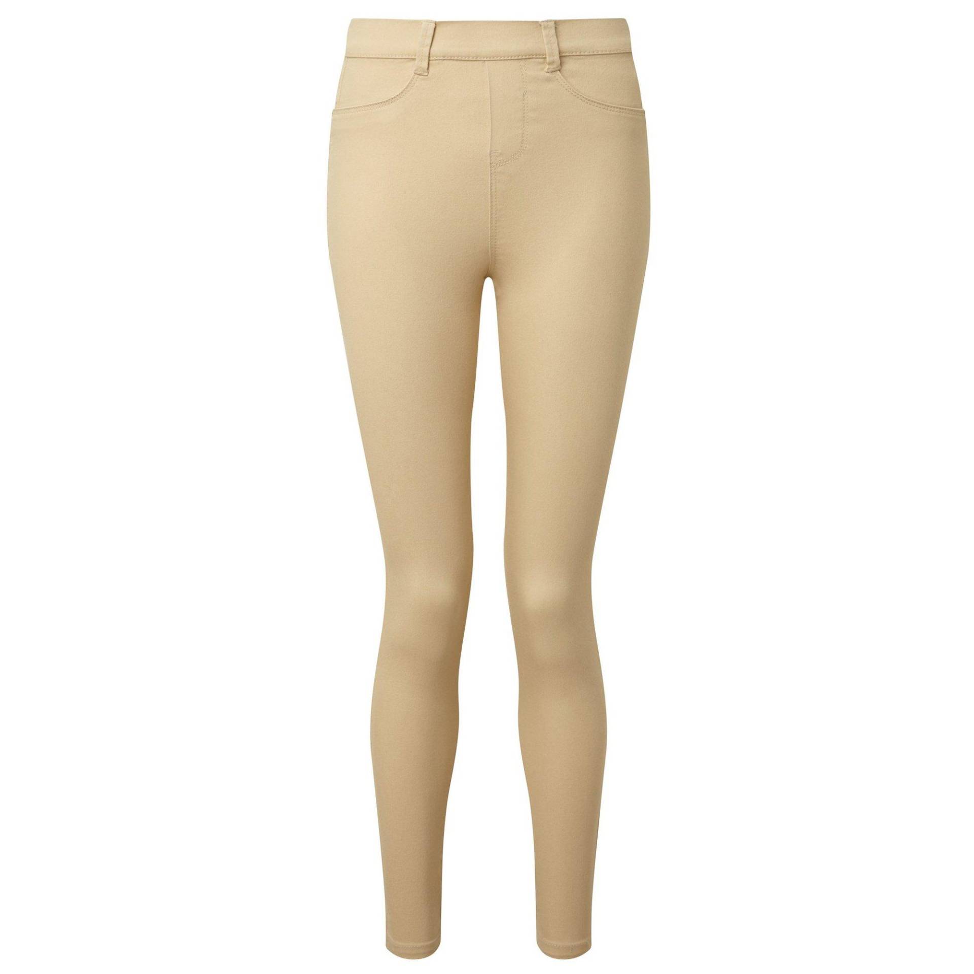 Jeggings Damen Beige L von Asquith & Fox