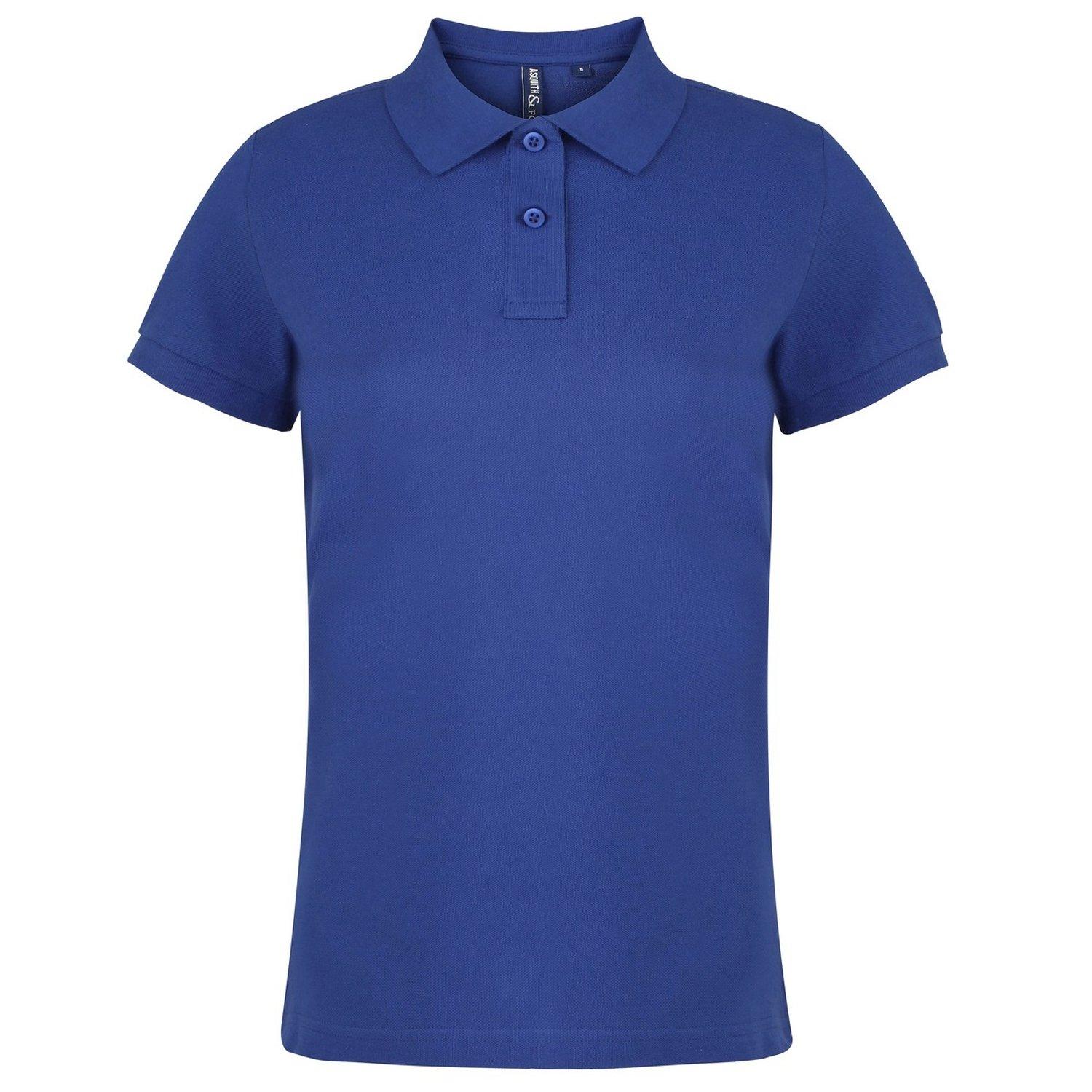 Poloshirt, Kurzarm Damen Königsblau S von Asquith & Fox