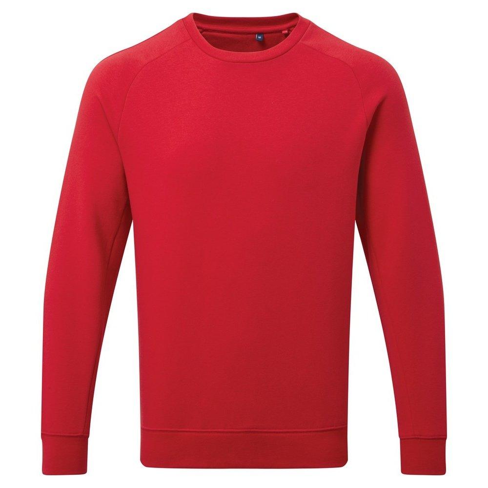 Sweatshirt Rundhalsausschnitt Herren Rot Bunt S von Asquith & Fox