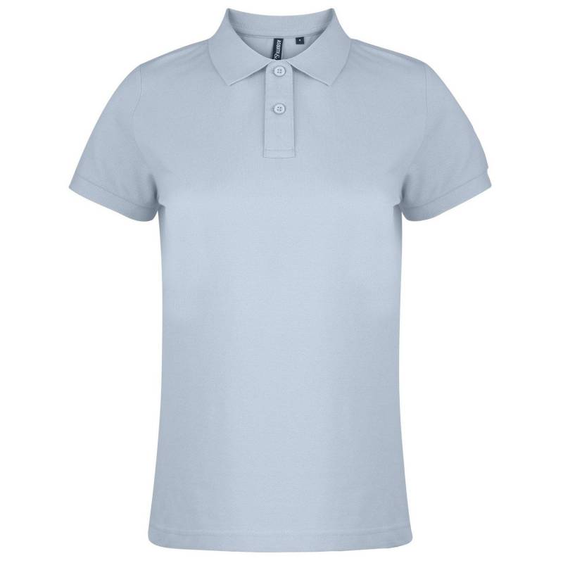 Poloshirt, Kurzarm Damen Hellblau S von Asquith & Fox