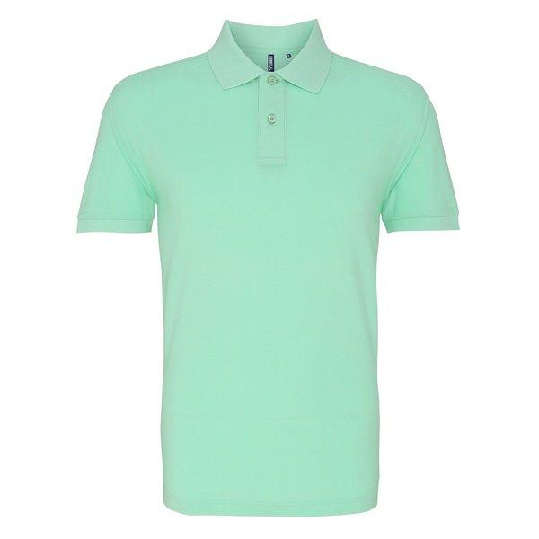 Poloshirt, Kurzarm Herren Mint XXL von Asquith & Fox