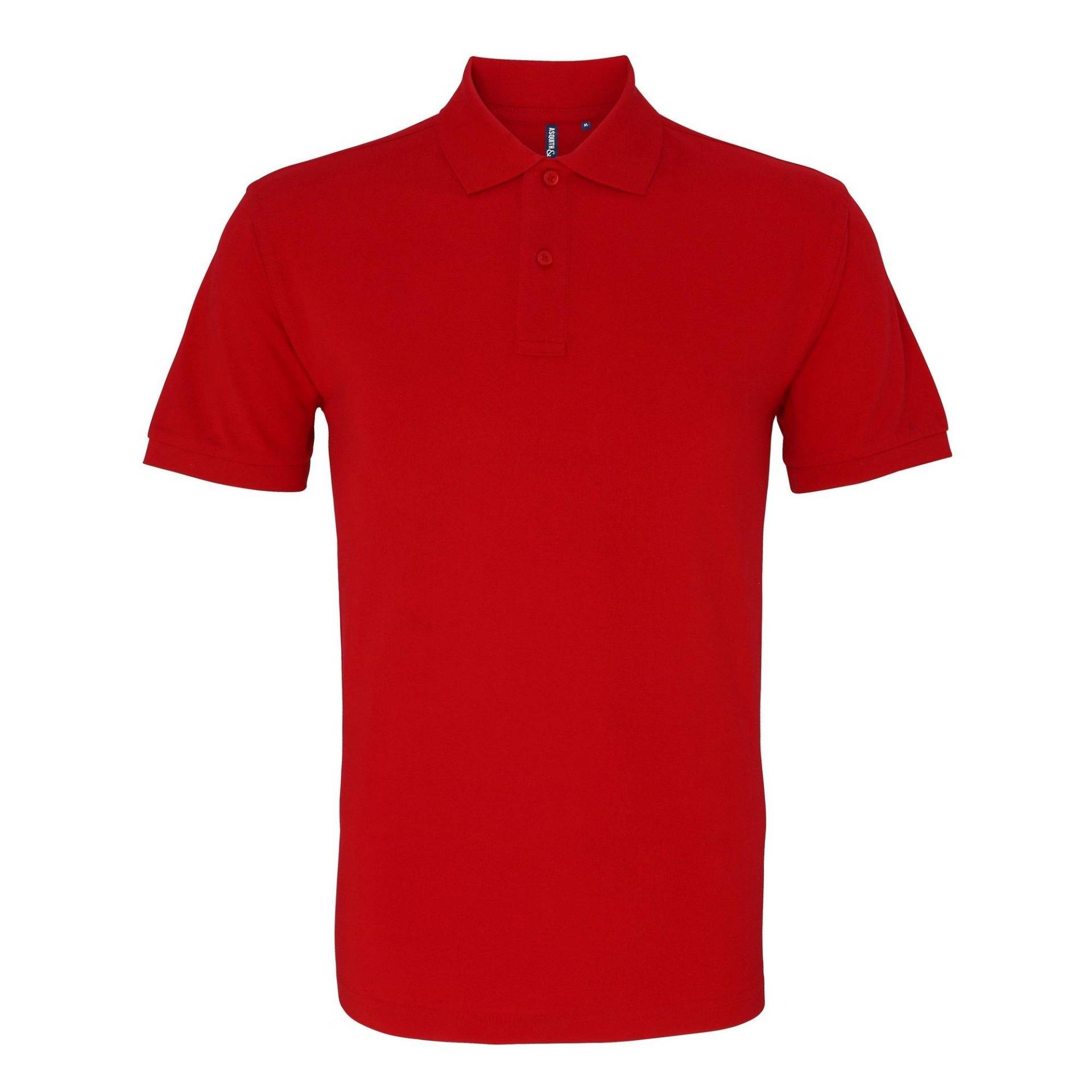 Poloshirt Herren Rot Bunt 3XL von Asquith & Fox