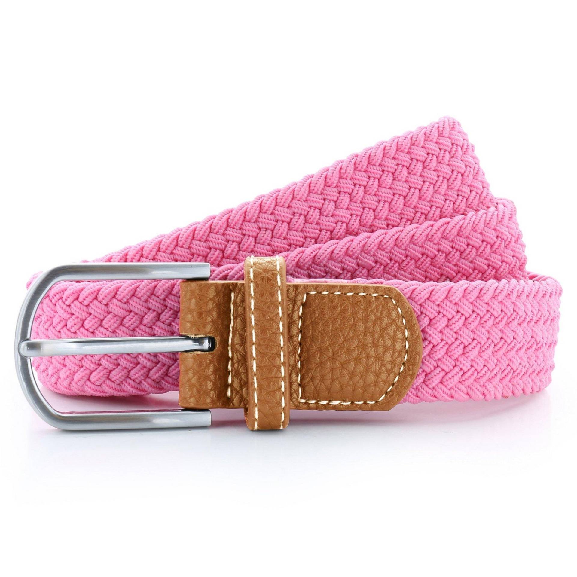 Stretch Gürtel Herren Pink ONE SIZE von Asquith & Fox