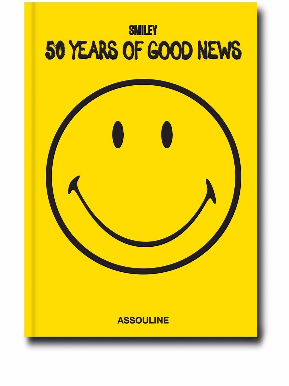 Assouline Smiley: 50 Years of Good News book - Yellow von Assouline