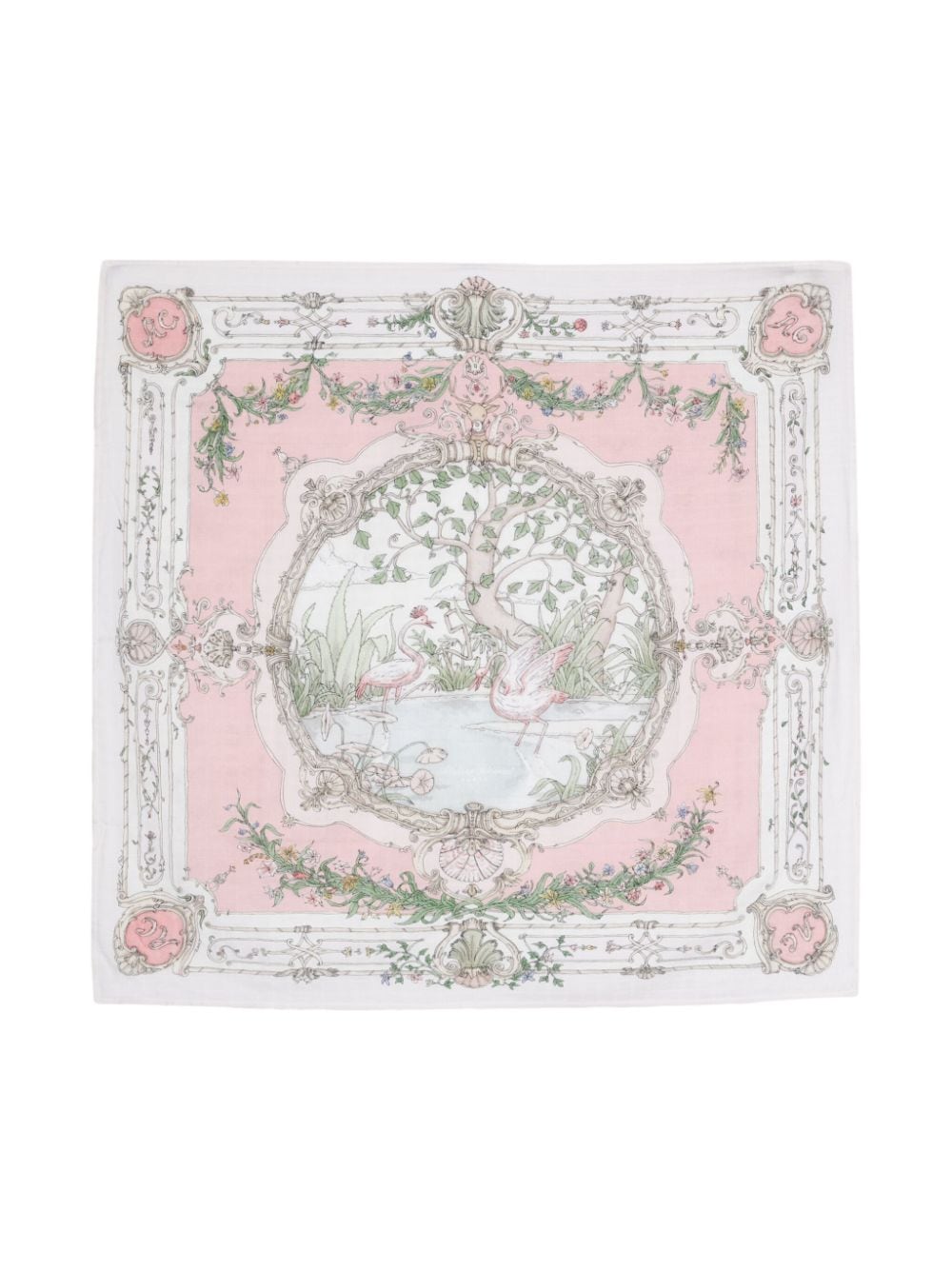 Atelier Choux Tapestry organic cotton swaddle - Pink von Atelier Choux