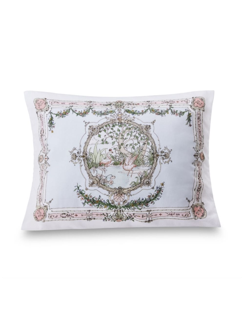 Atelier Choux Tapestry-print cotton pillow cover - White von Atelier Choux