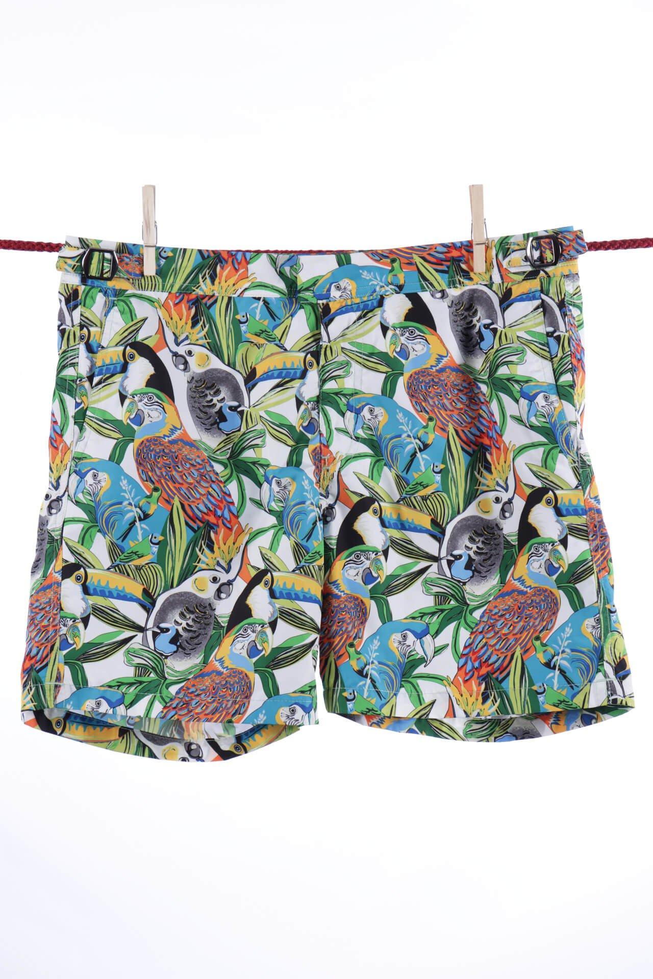 Aviary Badeshorts - Modell Formentera Herren Beige S von Atelier F&B