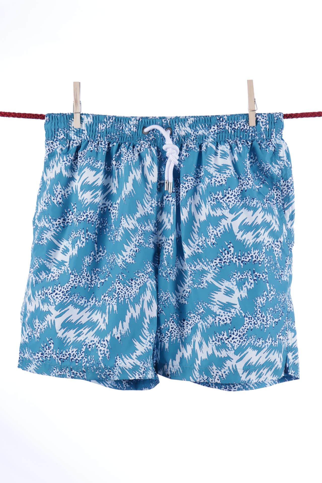 Baby Cat Badeshorts - Ibiza-modell Herren Blau M von Atelier F&B