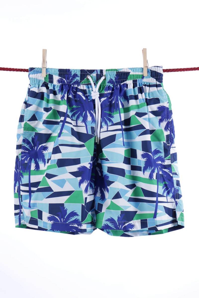 Badeshorts Miami - Modell Ibiza Herren Marine M von Atelier F&B