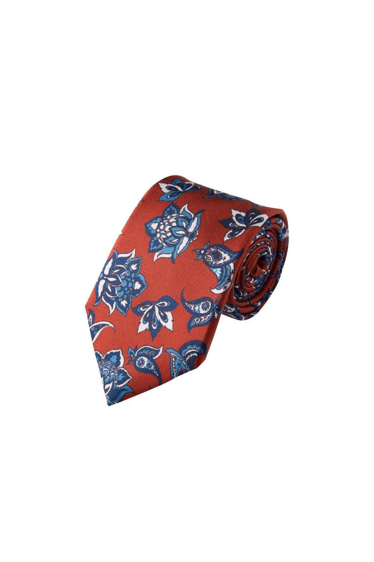 Paisley-krawatte Aus Seide Herren Rot ONE SIZE von Atelier F&B