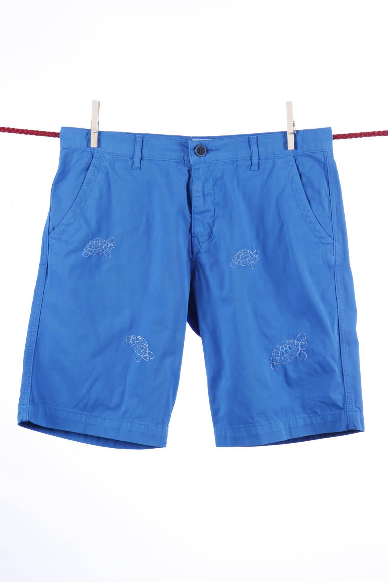 Riviera-schildkröten-bermudashorts Herren Blau L von Atelier F&B