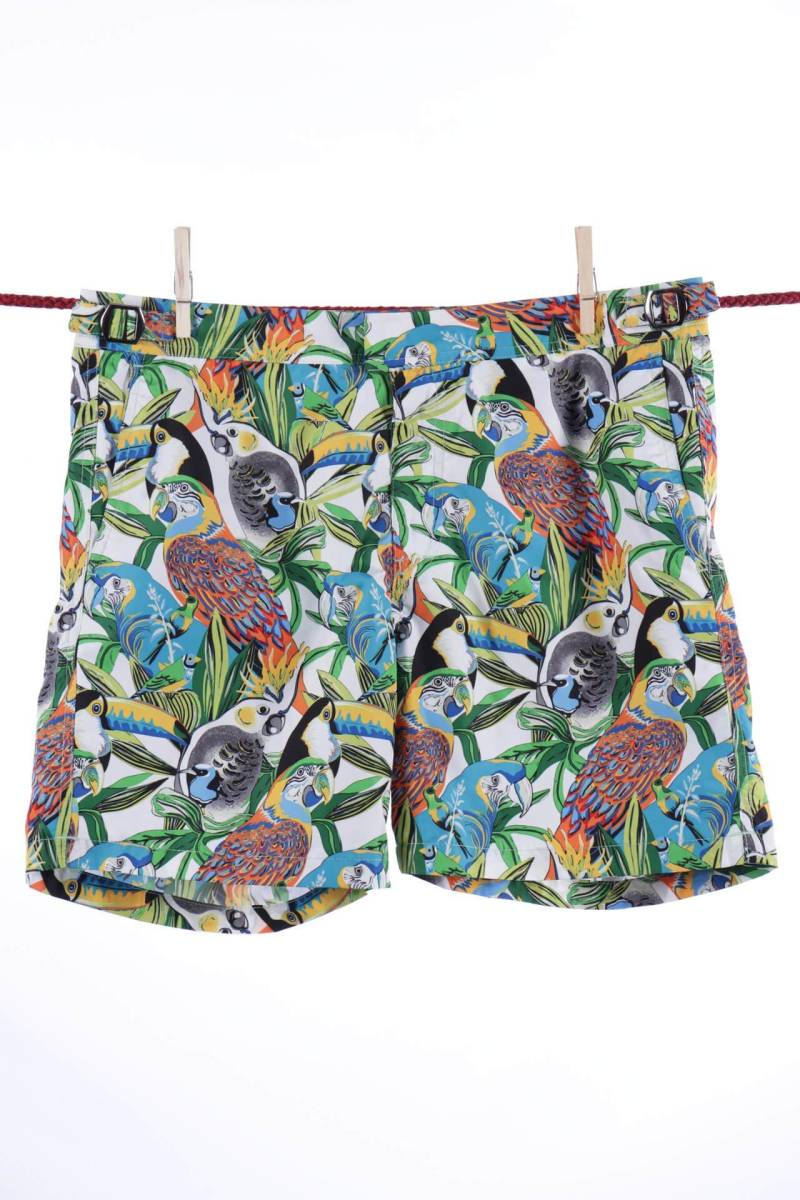 Aviary Badeshorts - Modell Formentera Herren Beige L von Atelier F&B