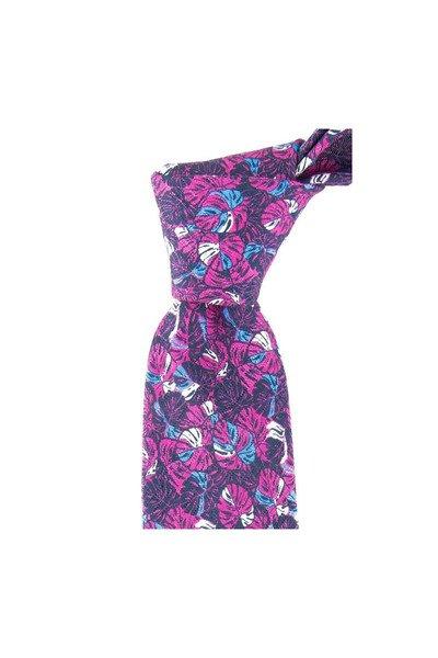 Krawatte Mit Blattmotiv Herren Violett ONE SIZE von Atelier F&B