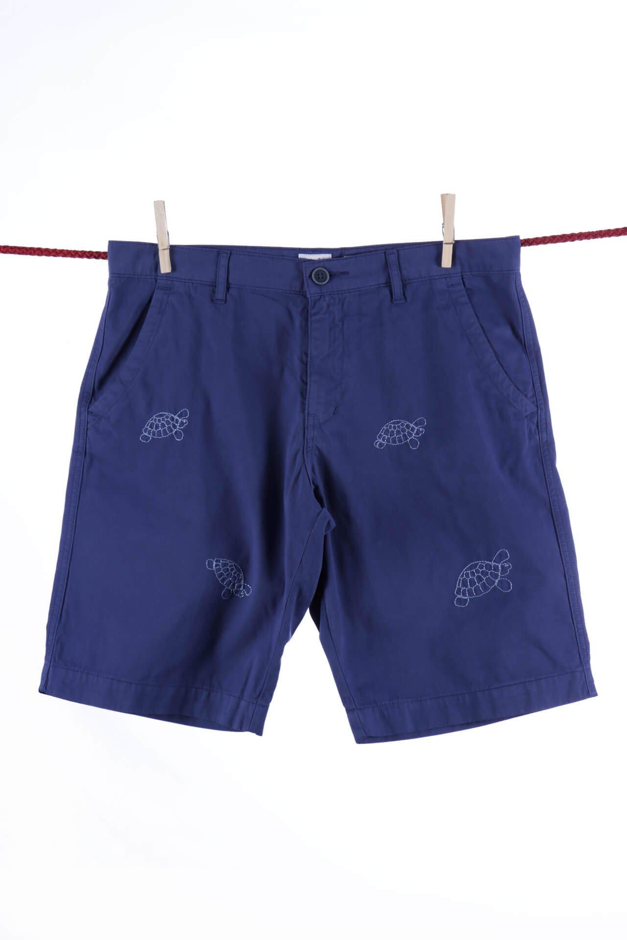 Overseas Turtle Bermuda-shorts Herren Dunkelblau S von Atelier F&B