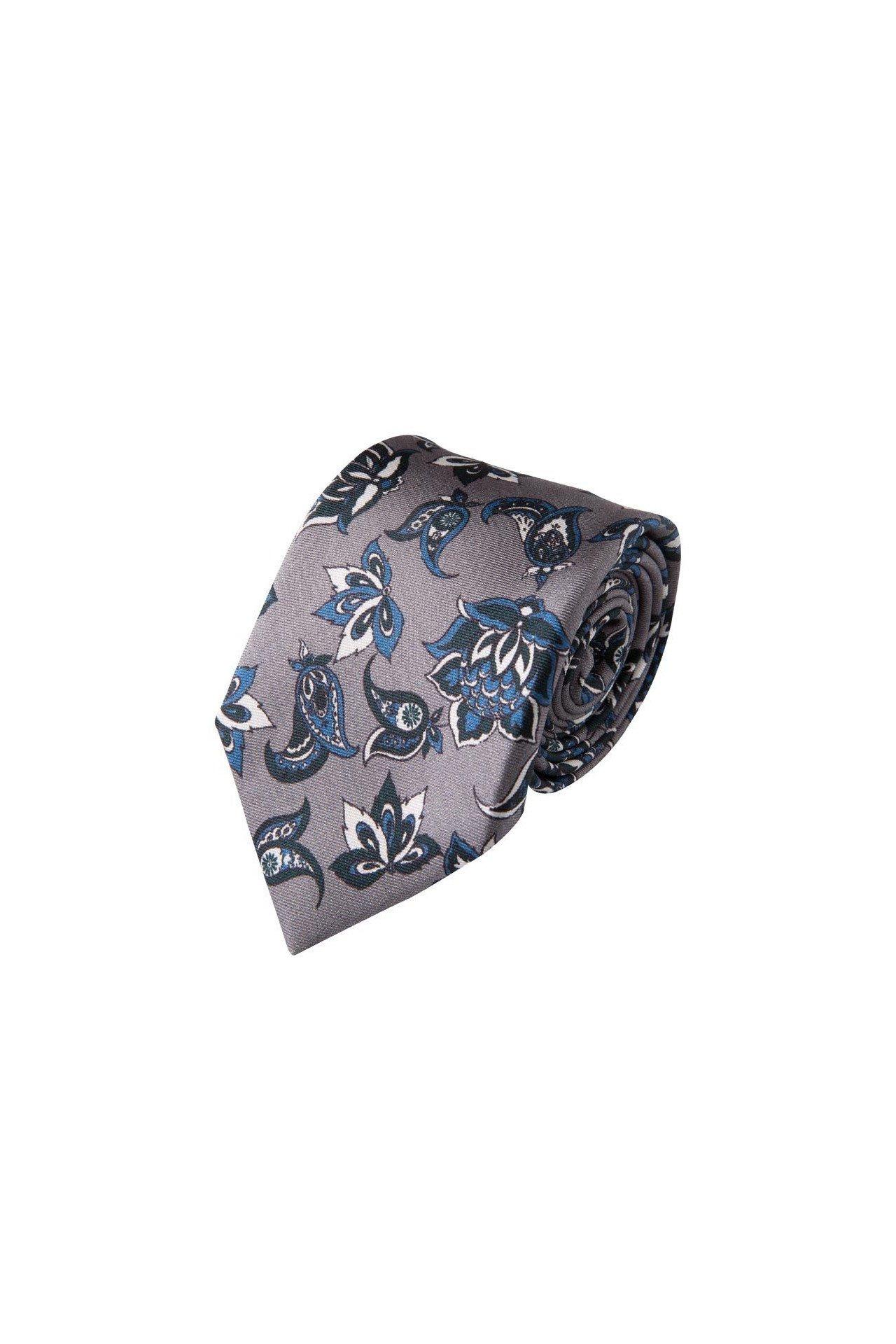 Paisley-krawatte Aus Seide Herren Violett ONE SIZE von Atelier F&B