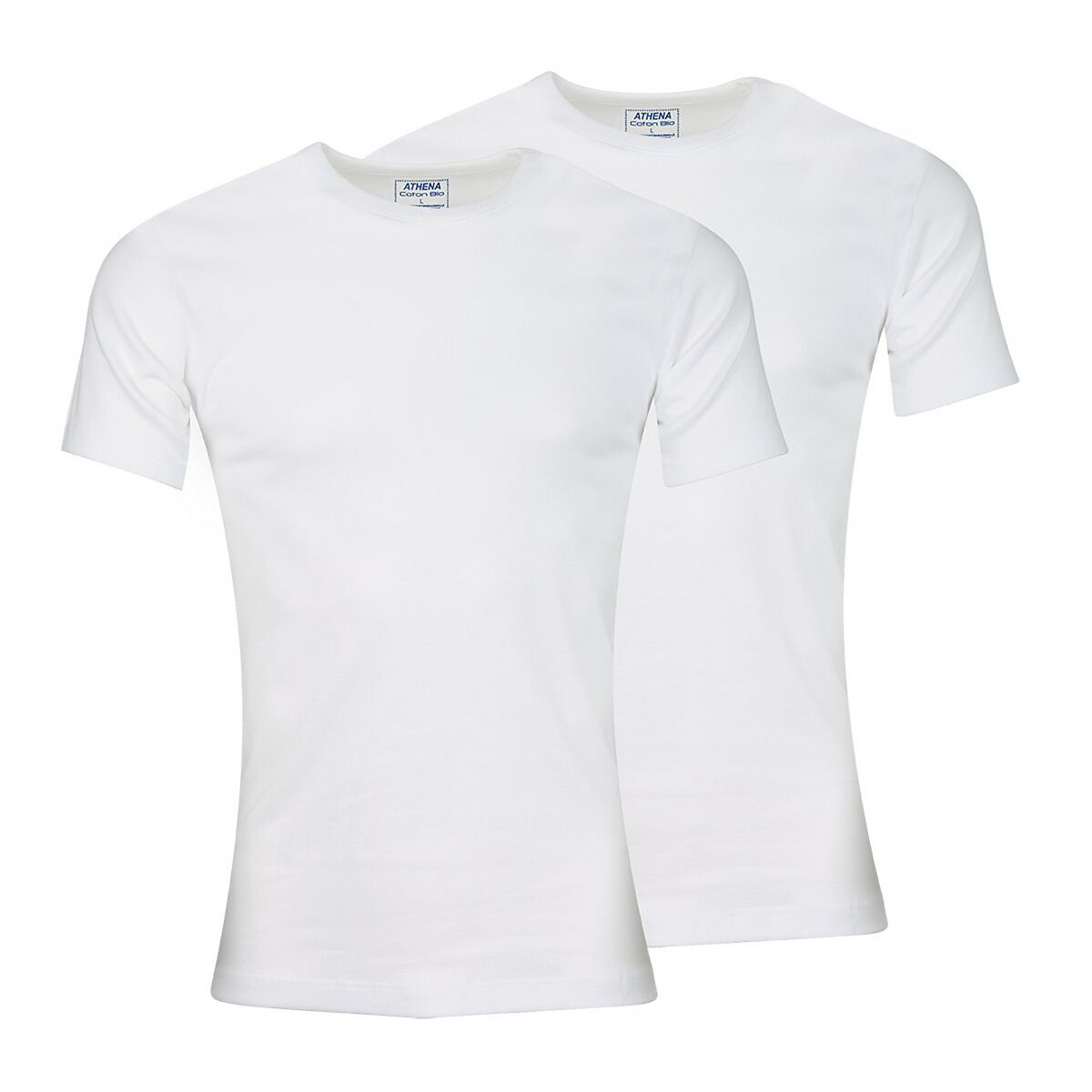 2er-Pack T-Shirts aus Baumwolle, runder Ausschnitt von Athena