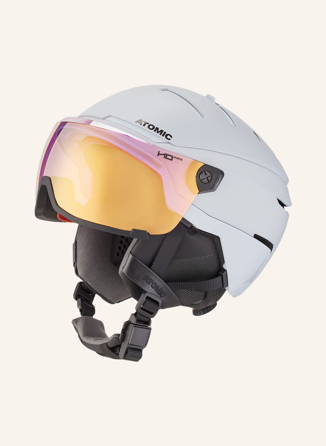 Atomic Skihelm Savor Gt Amid Visor Hd Photo weiss von Atomic