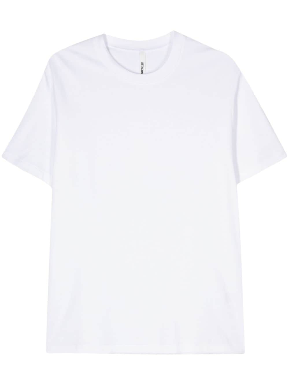 Attachment short-sleeve cotton T-shirt - White von Attachment