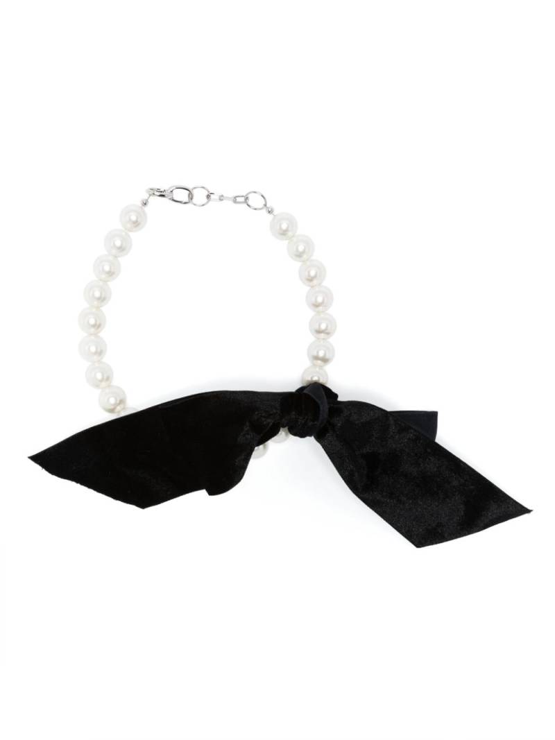 Atu Body Couture bead-chain choker necklace - White von Atu Body Couture