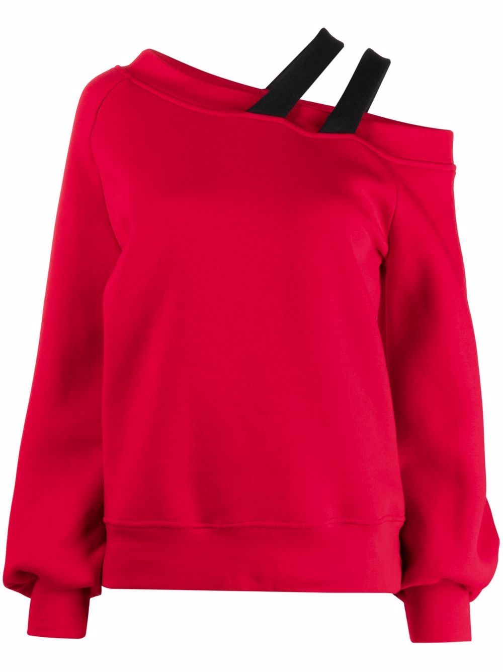 Atu Body Couture x Ioana Ciolacu cold-shoulder sweatshirt - Red von Atu Body Couture