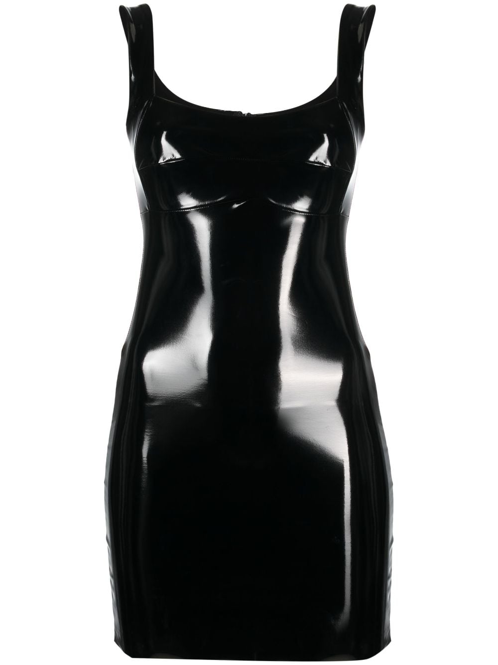Atu Body Couture patent faux-leather minidress - Black von Atu Body Couture