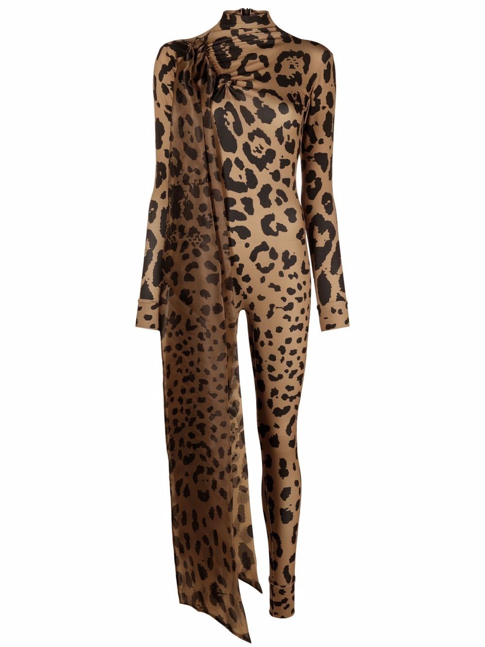 Atu Body Couture leopard-print bodycon jumpsuit - Brown von Atu Body Couture