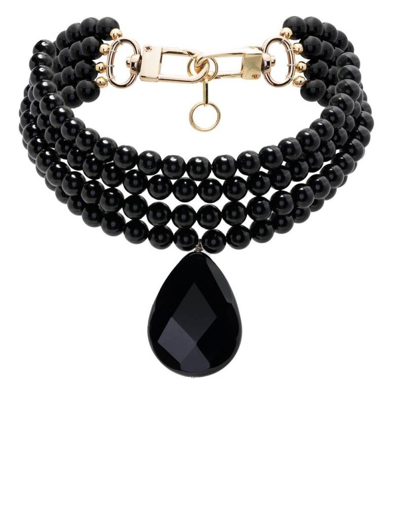 Atu Body Couture multi-strand beaded necklace - Black von Atu Body Couture