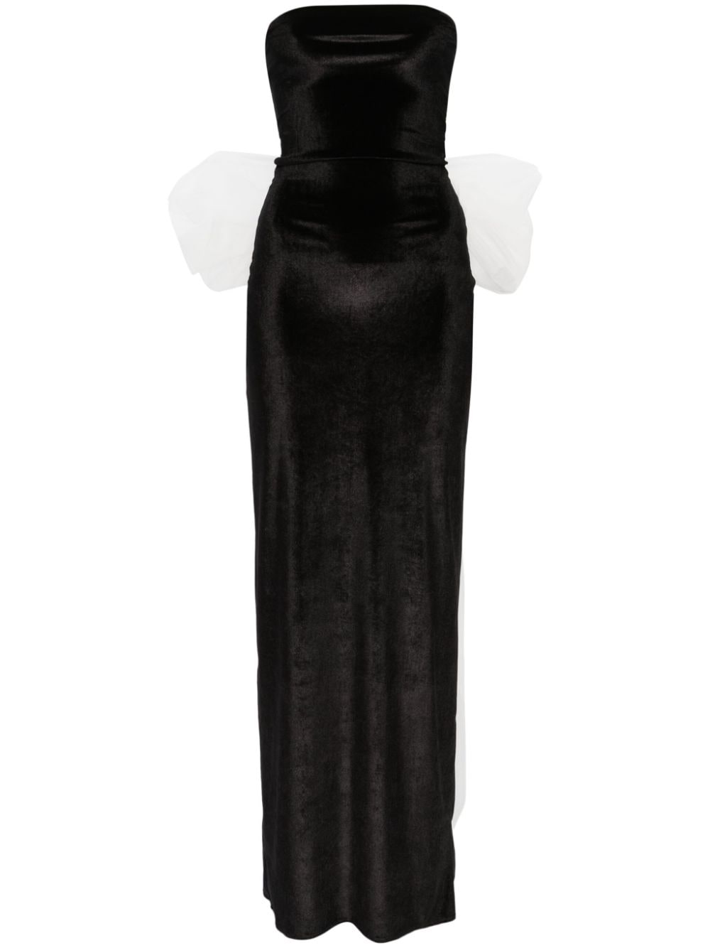 Atu Body Couture oversized-bow strapless gown - Black von Atu Body Couture