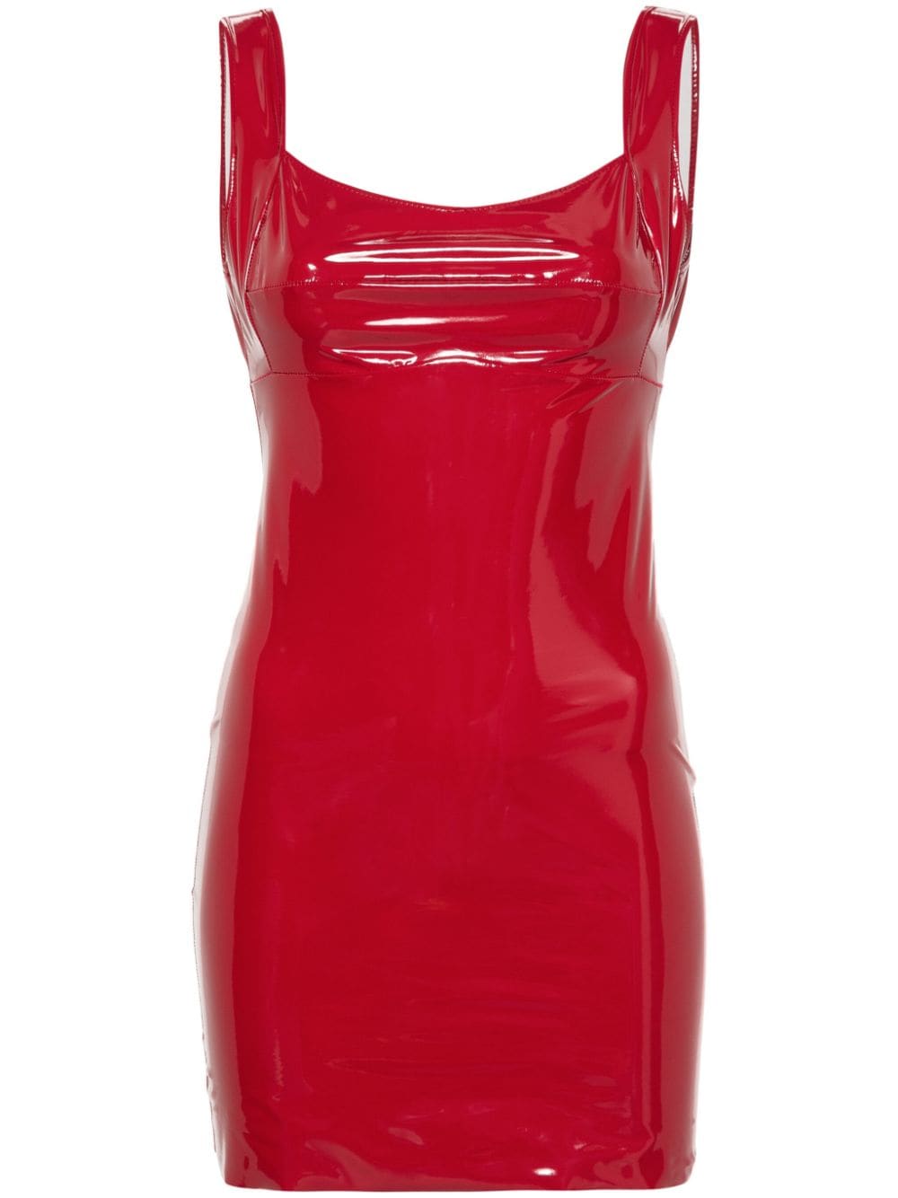Atu Body Couture patent faux-leather minidress - Red von Atu Body Couture
