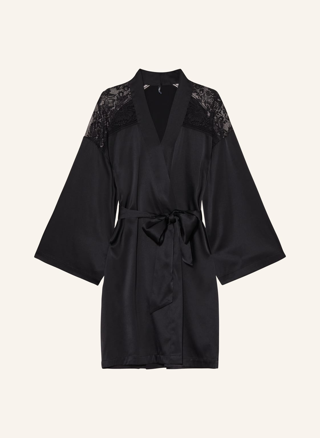 Aubade Damen-Kimono Midnight Whisper Aus Seide schwarz von Aubade