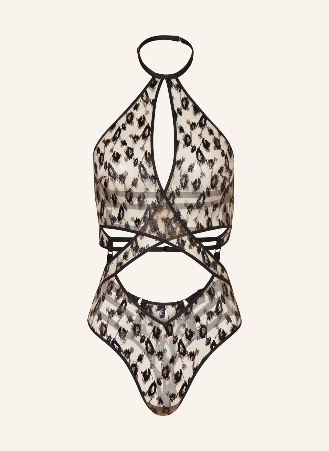 Aubade String-Body Absolutely Wild Mit Cut-Outs Und Glitzergarn gold von Aubade