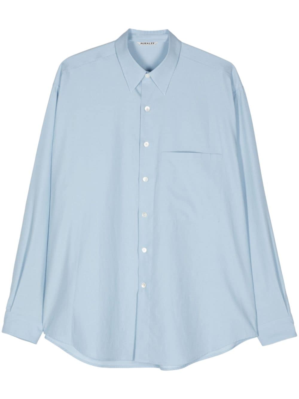 Auralee Finx cotton buttoned shirt - Blue von Auralee