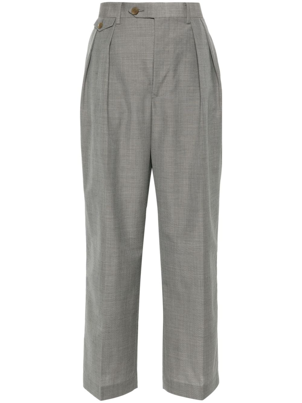 Auralee Tropical straight-leg trousers - Grey von Auralee