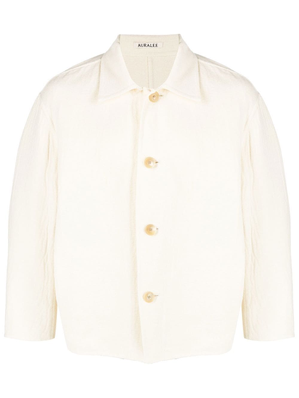 Auralee cotton-wool classic shirt jacket - Neutrals von Auralee