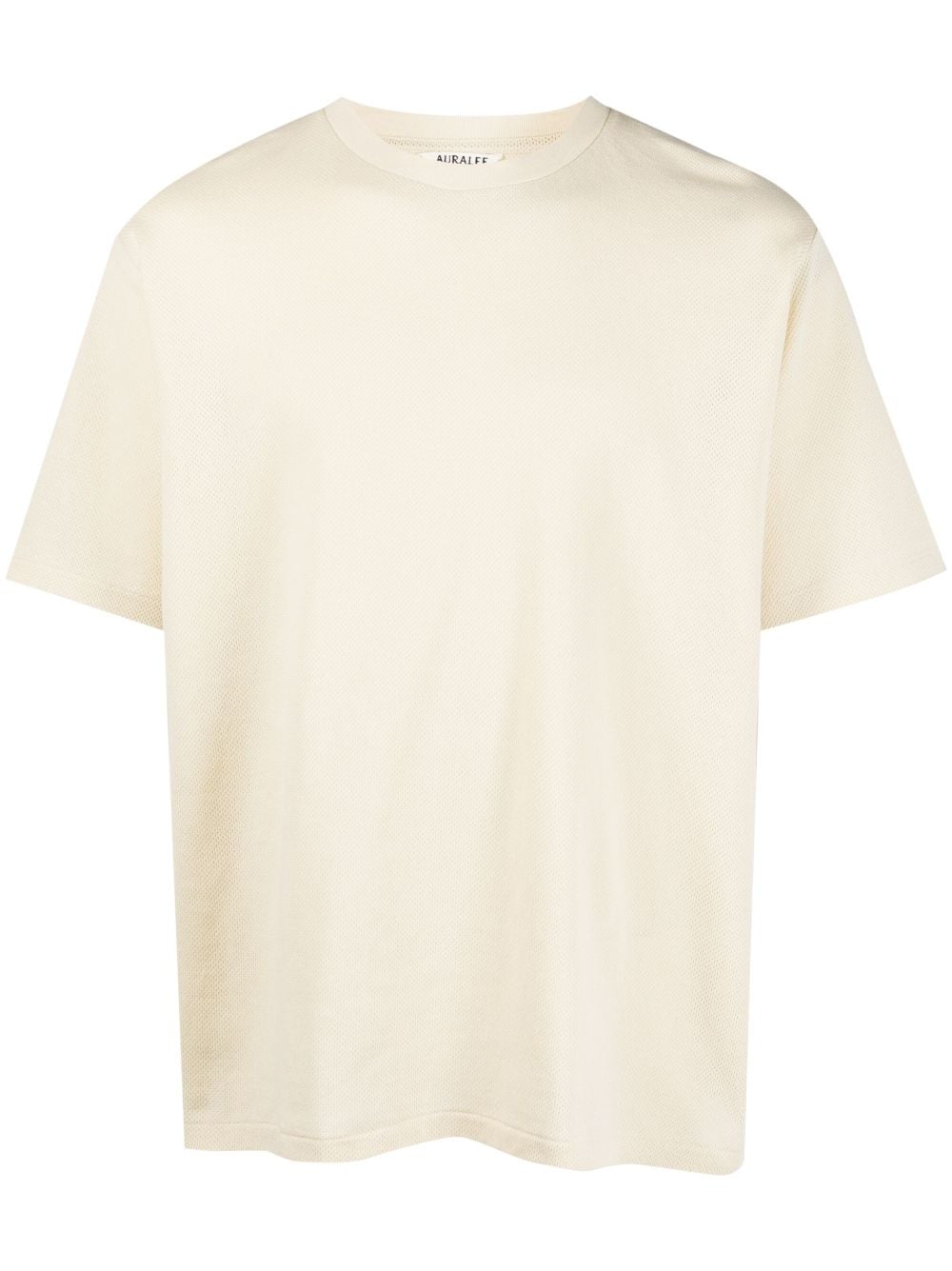 Auralee crew-neck cotton T-shirt - Neutrals von Auralee