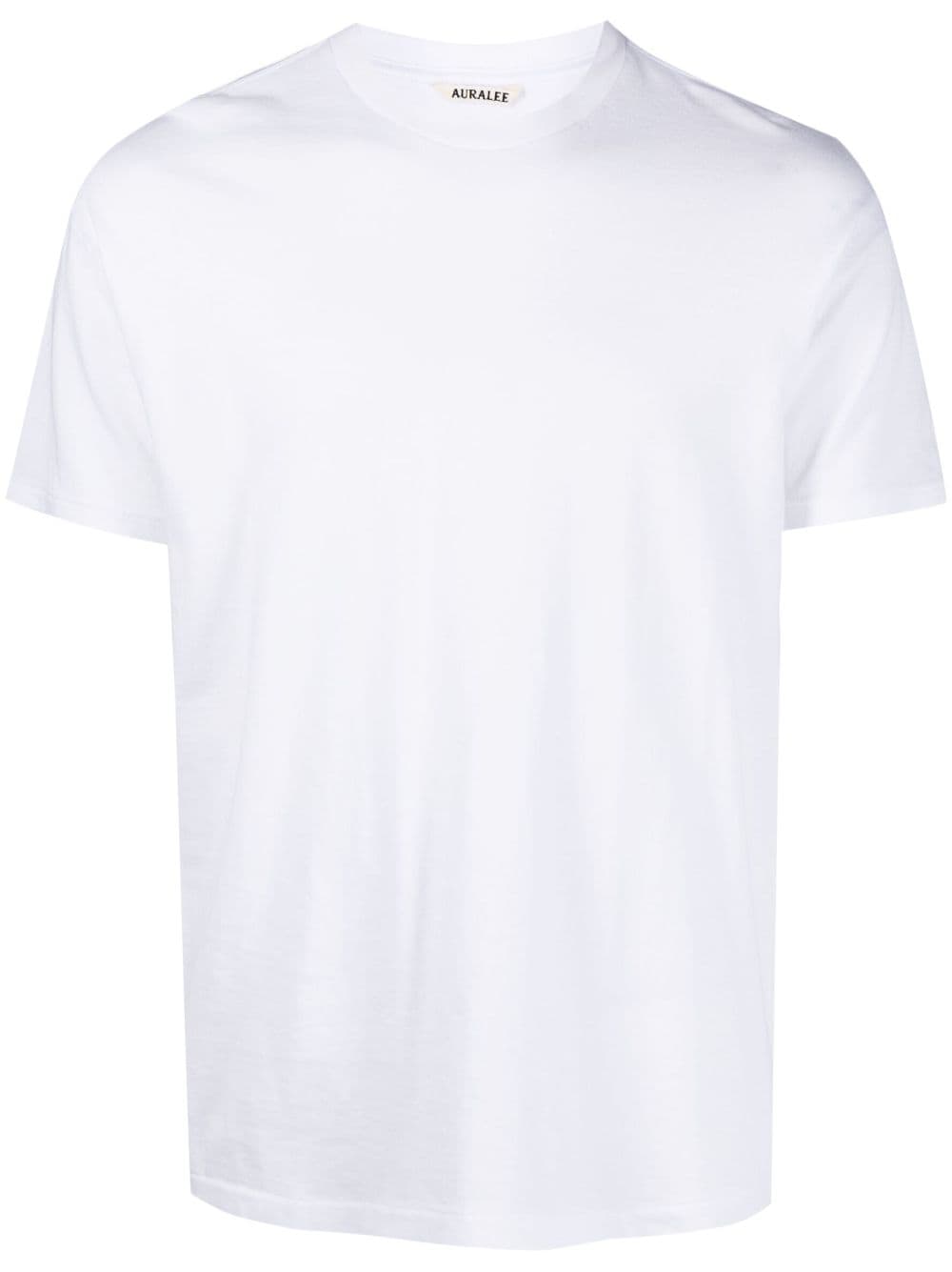 Auralee crew-neck cotton T-shirt - White von Auralee