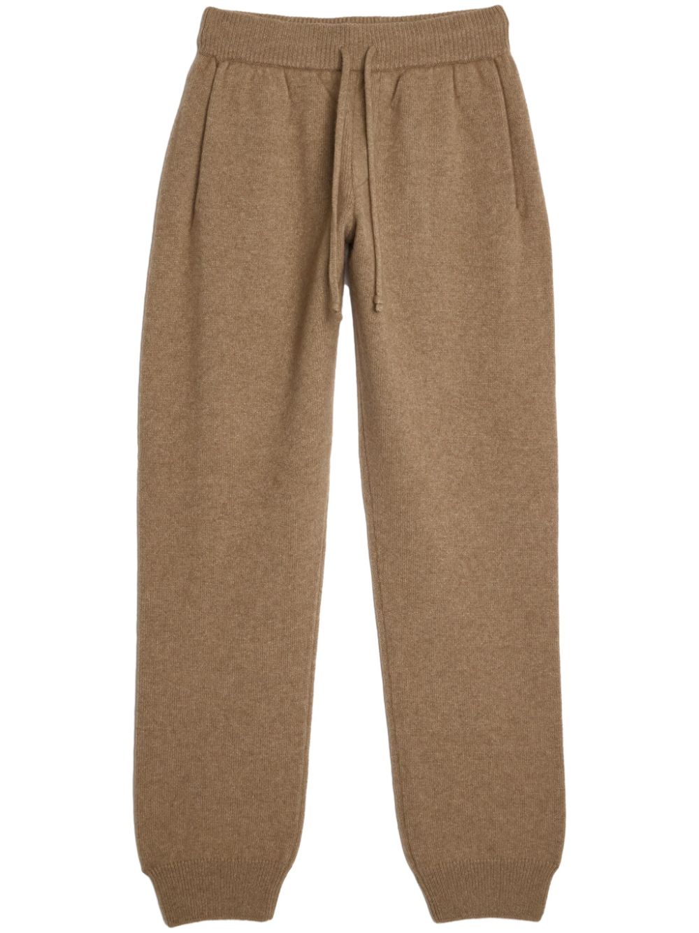 Auralee drawstring knitted cashmere trousers - Brown von Auralee