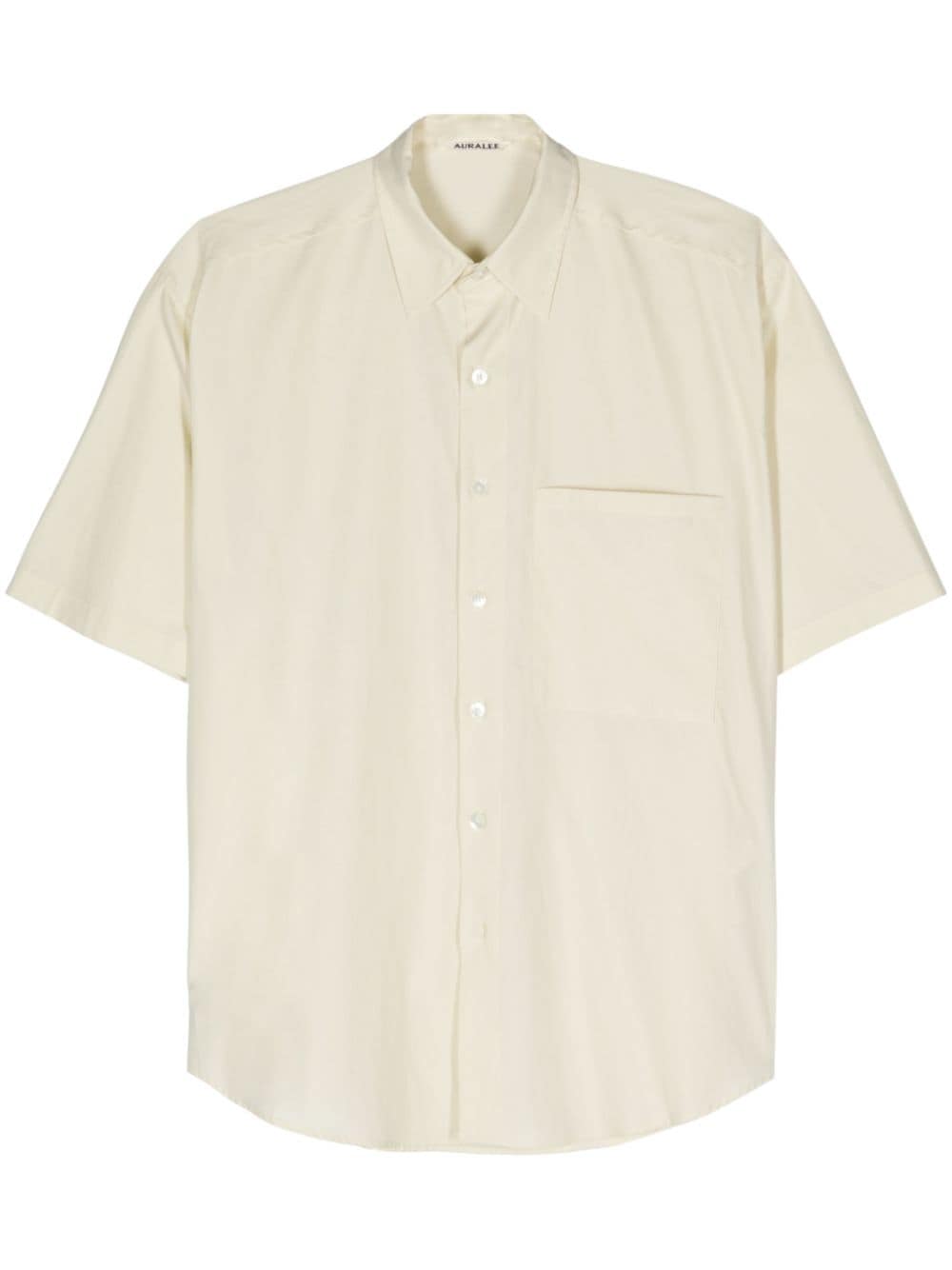 Auralee short-sleeve cotton shirt - Yellow von Auralee