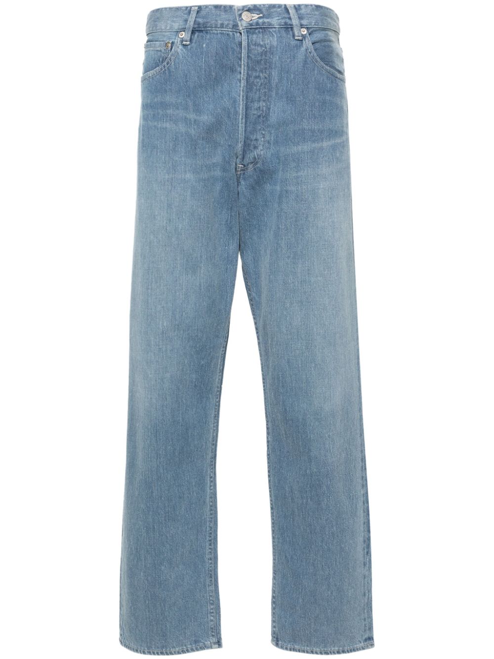 Auralee straight-leg cotton jeans - Blue von Auralee